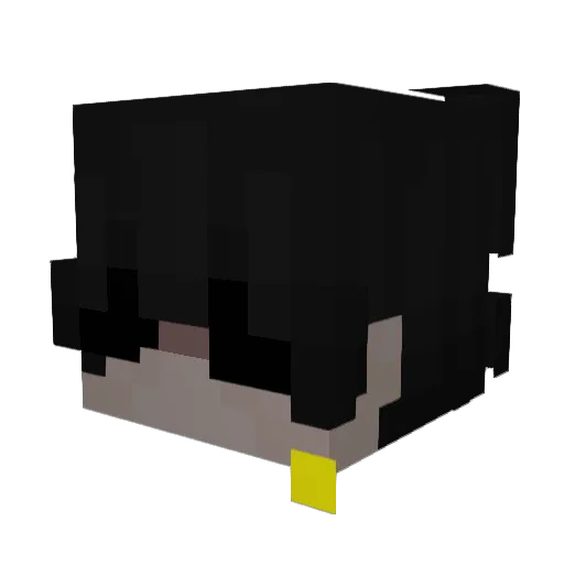 T0ny001 Minecraft avatar head, 3D render
