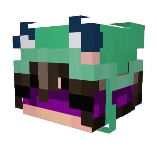 T0rrun Minecraft avatar head, 3D render
