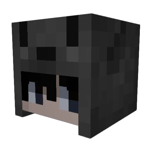 T0sti Minecraft avatar head, 3D render