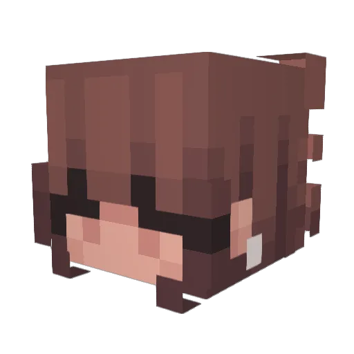T0tal_Weeb Minecraft avatar head, 3D render