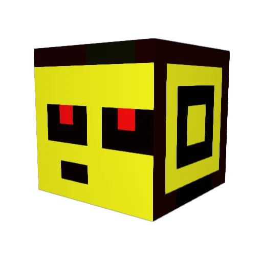 T0wie Minecraft avatar head, 3D render