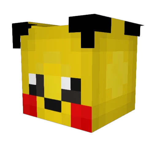 T0x1cDL Minecraft avatar head, 3D render