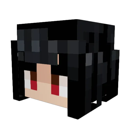 T1Feiker Minecraft avatar head, 3D render