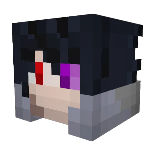 T1M0o Minecraft avatar head, 3D render