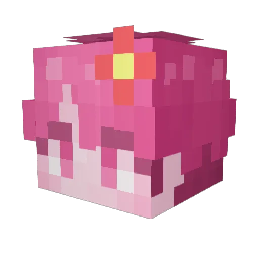 T1_Ati Minecraft avatar head, 3D render