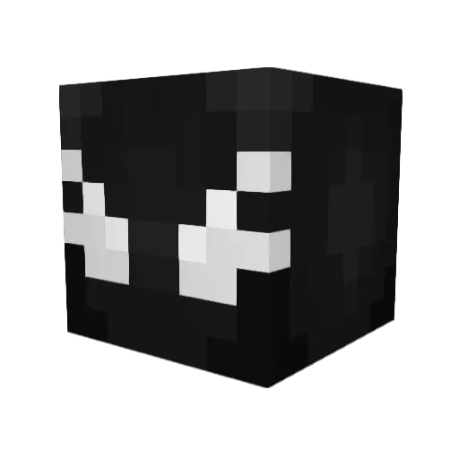 T1ckk Minecraft avatar head, 3D render