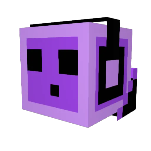 T1eth Minecraft avatar head, 3D render