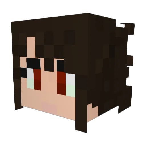 T1falockhart Minecraft avatar head, 3D render