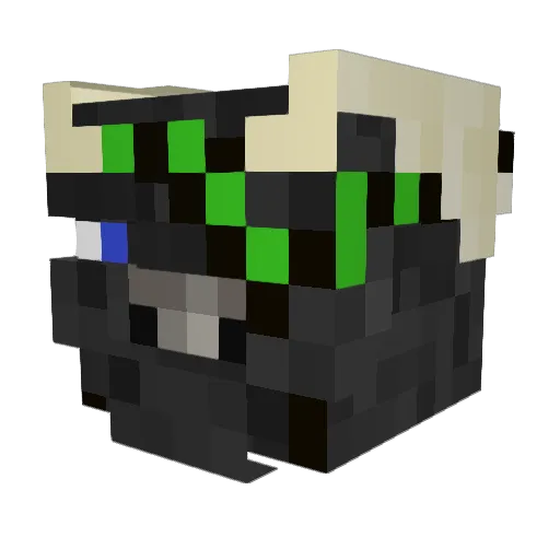 T1m_Gott Minecraft avatar head, 3D render