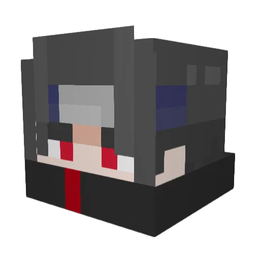 T1mmur Minecraft avatar head, 3D render