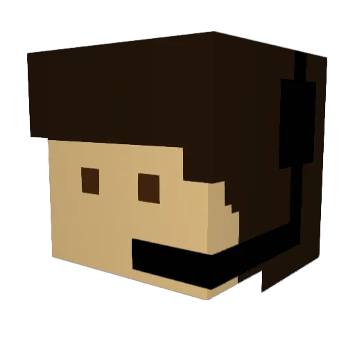 T1ppf3hler Minecraft avatar head, 3D render