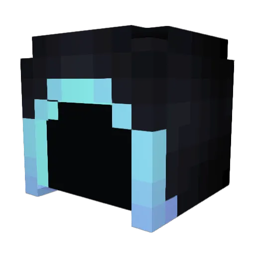 T1rapter Minecraft avatar head, 3D render