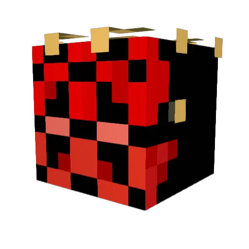 T24567180 Minecraft avatar head, 3D render