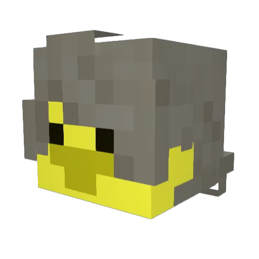 T2K1c Minecraft avatar head, 3D render
