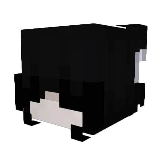 T35S Minecraft avatar head, 3D render