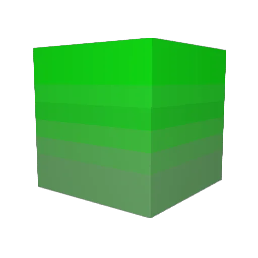 T3DI3 Minecraft avatar head, 3D render