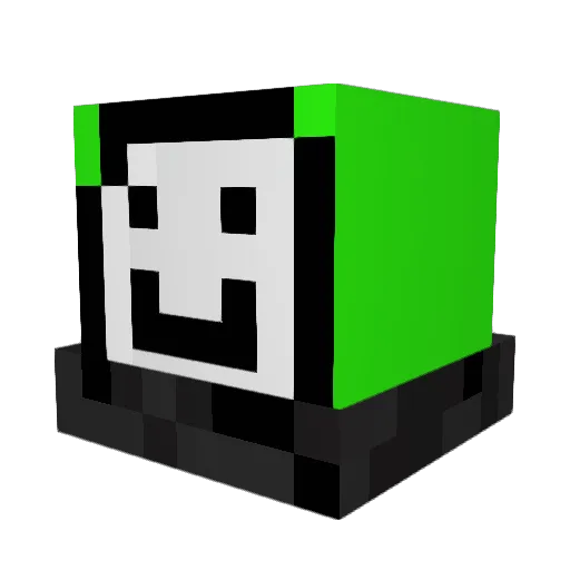 T3KAR1N Minecraft avatar head, 3D render