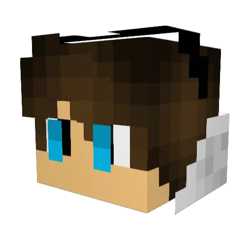 T3chnicalPixels Minecraft avatar head, 3D render