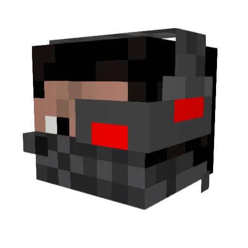 T3hLegend27 Minecraft avatar head, 3D render