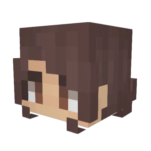 T3rror46_ Minecraft avatar head, 3D render