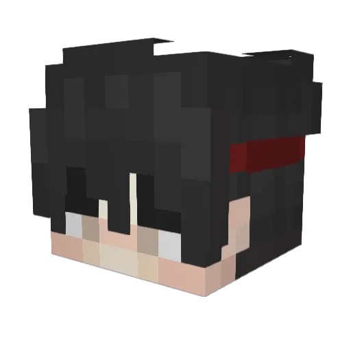 T3yzoX Minecraft avatar head, 3D render