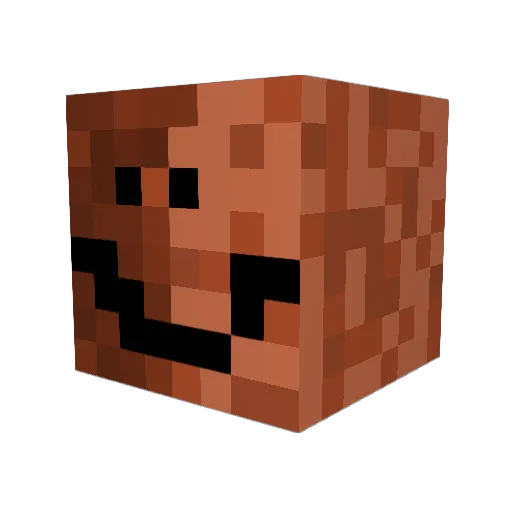 T4G3 Minecraft avatar head, 3D render