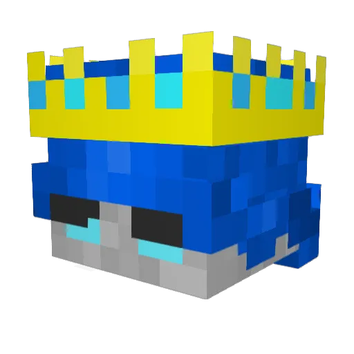 T4__ Minecraft avatar head, 3D render