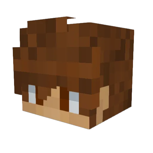 T4ctical Minecraft avatar head, 3D render