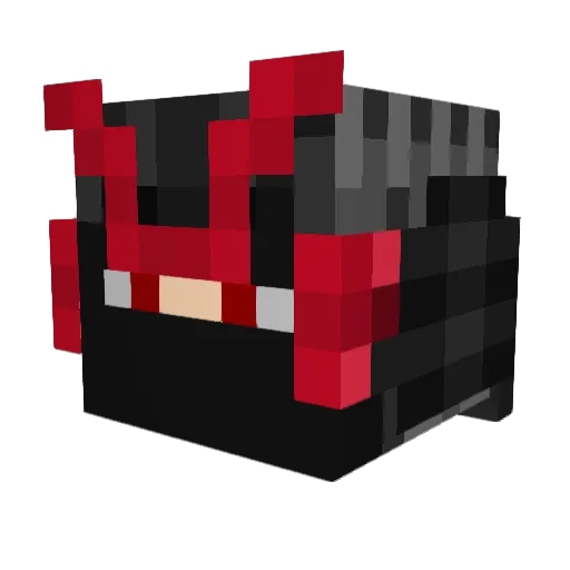 T4cticalR0nin Minecraft avatar head, 3D render