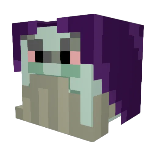 T4ds_ Minecraft avatar head, 3D render