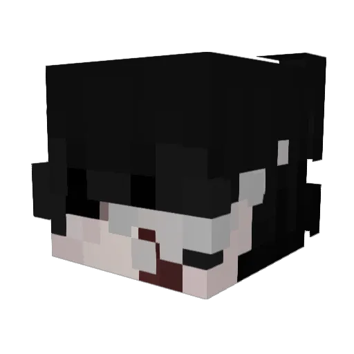 T4ii Minecraft avatar head, 3D render