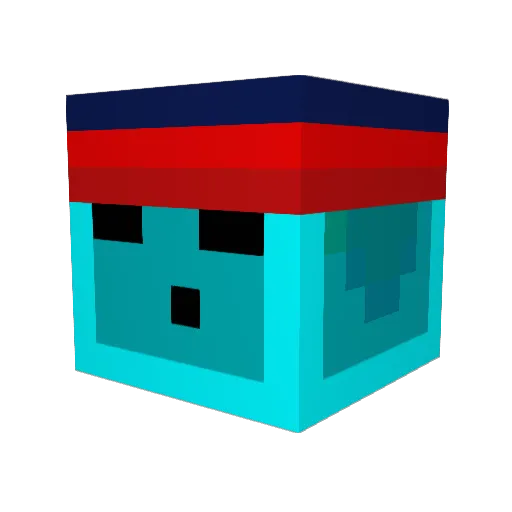 T4ppi Minecraft avatar head, 3D render