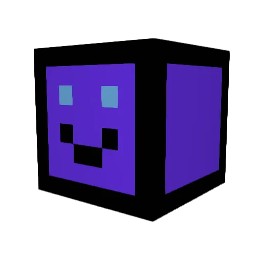 T514202 Minecraft avatar head, 3D render