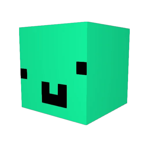 T7zug Minecraft avatar head, 3D render