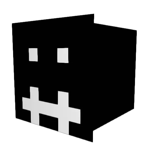 T99Y Minecraft avatar head, 3D render