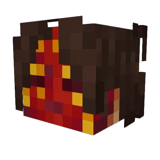 TA11GATE Minecraft avatar head, 3D render