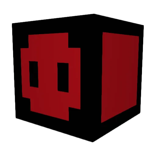 TAB5432 Minecraft avatar head, 3D render
