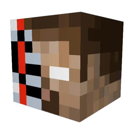 TAC0SLURPR Minecraft avatar head, 3D render