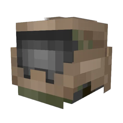 TACOBOYJ Minecraft avatar head, 3D render