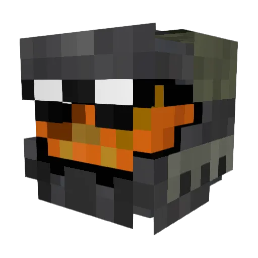 TADPoLE21o6 Minecraft avatar head, 3D render