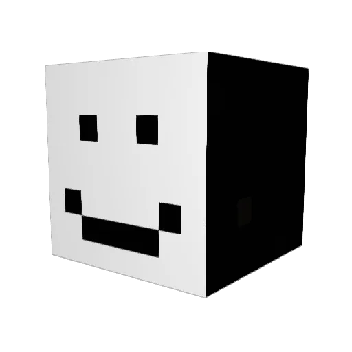 TAEILKIM Minecraft avatar head, 3D render