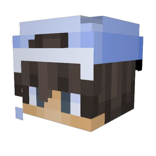TAEPA77 Minecraft avatar head, 3D render