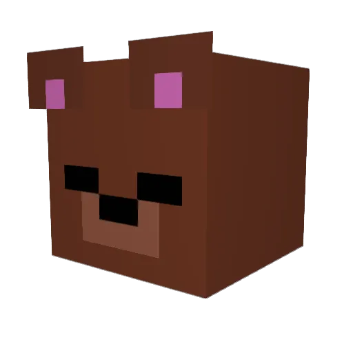 TAGMAN512 Minecraft avatar head, 3D render
