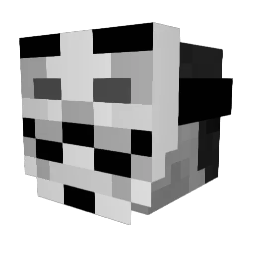TAIFENGwei Minecraft avatar head, 3D render