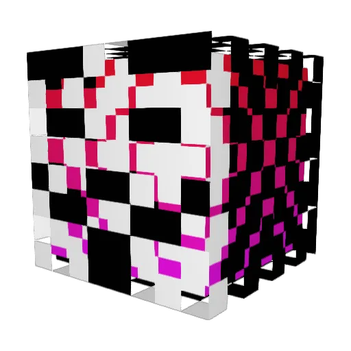 TAIKA13 Minecraft avatar head, 3D render