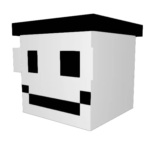 TAITO__ Minecraft avatar head, 3D render