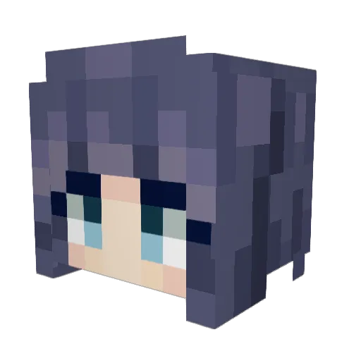 TAKASHIMAZAKUR0 Minecraft avatar head, 3D render