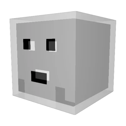 TAKET_THIS Minecraft avatar head, 3D render