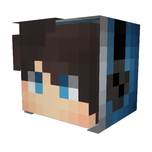 TAKUMI763 Minecraft avatar head, 3D render
