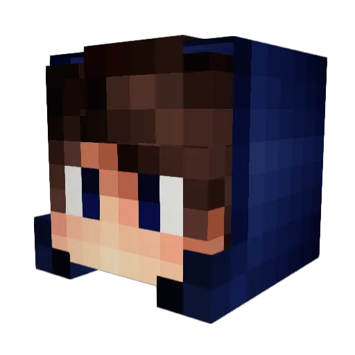 TAL3S Minecraft avatar head, 3D render